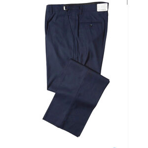 Navy Tuxedo Suit Pants Cardi International 36 37 38 Adjustable Wasit